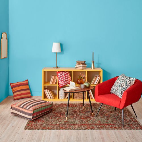 Tinta Peg e Pinte Acrílica Azul Ilheus Fosco 18 L