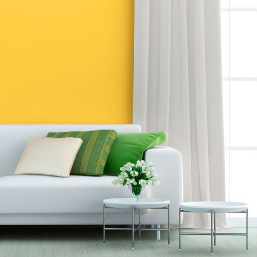 Tinta Eucatex Acrílica Amarelo Ouro Fosco Rendimento Extra 18 L