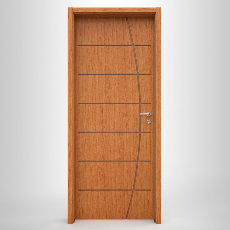 Folha de Porta Tivoli Nogal Mel Núcleo Sólido Uv 800x2100x35 Un