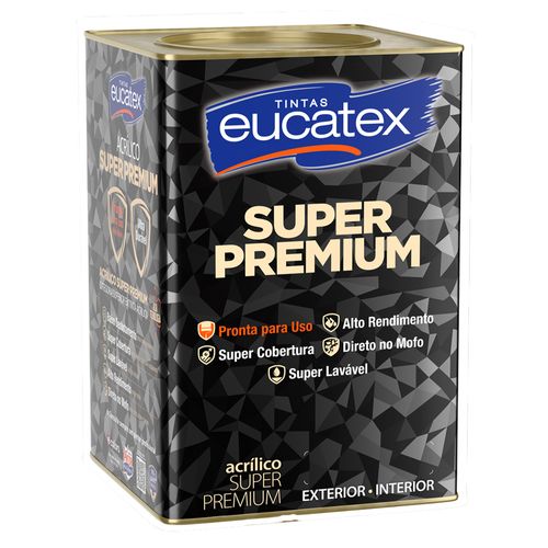 Tinta Acrílica Fosco Eucatex Super Premium Lata 18 L