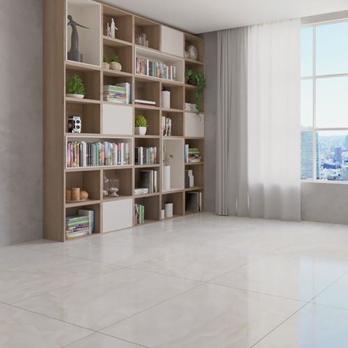 Porcelanato Eucatex Marmi Polido Marmo Grigio 80x80Cm