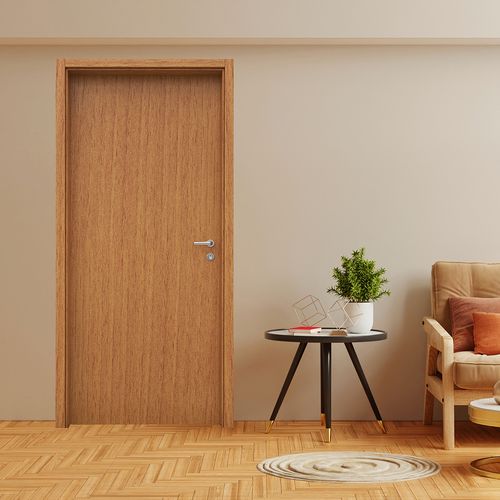 Kit Porta Eucaplac Regulável Nogal Mel Batente Dir 150