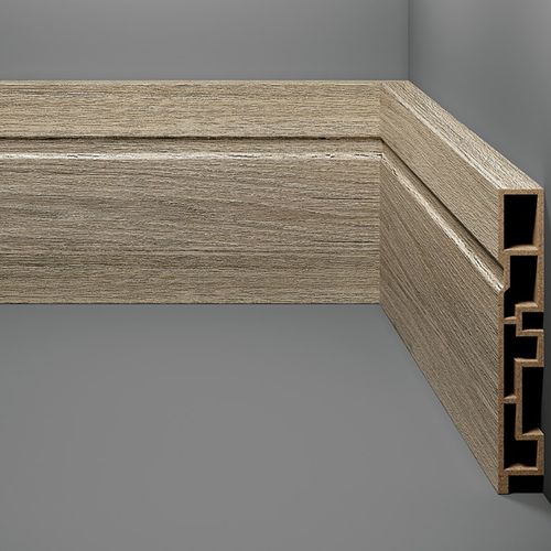 Rodapé Acqua New C/ Friso N°18 Eucatex 240 x 10 cm