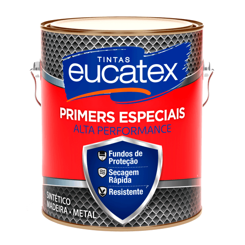 Fundo e Acabamento Brilhante para Metal Eucafer Branco 3,6 L