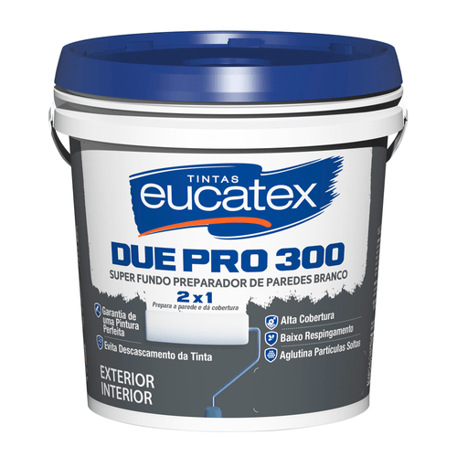 Fundo Preparador De Paredes Due Pro 300 Base Água Balde 3,6 L
