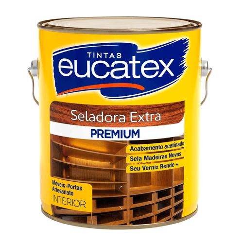 Seladora Extra Acetinada para Madeira Eucatex 3,6 L