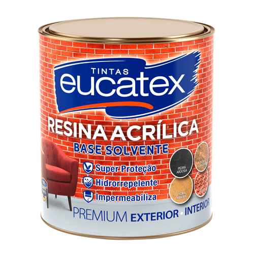 Resina Acrílica Brilhante Eucatex Impermeabilizante 900 ml