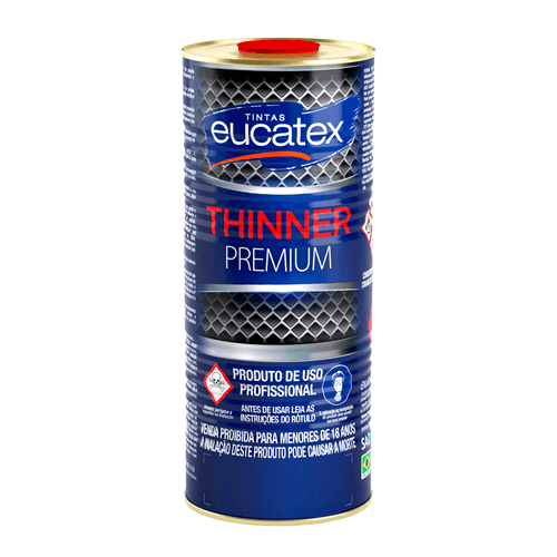 Thinner 9100 Para Limpeza Eucatex Lata 0,9 L