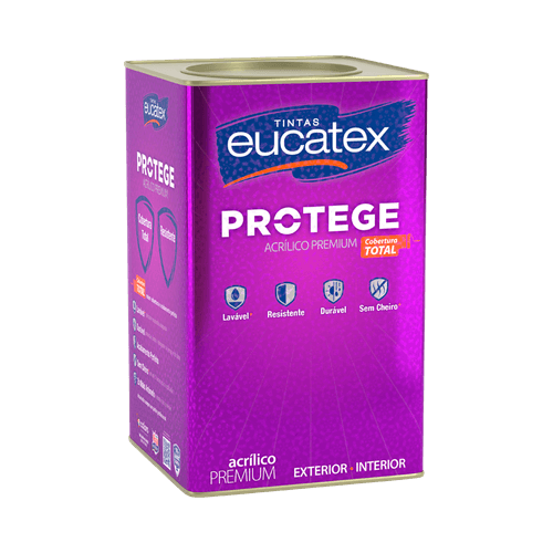 Tinta Acrílica Fosco Marfim Protege Eucatex 18 L