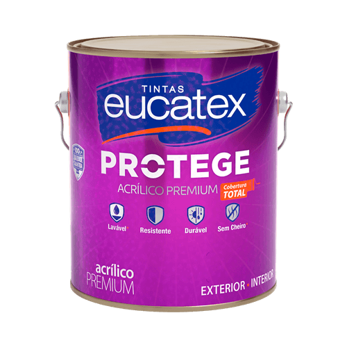 Tinta Acrílica Fosco Tomate Seco Protege Eucatex 3,6 L