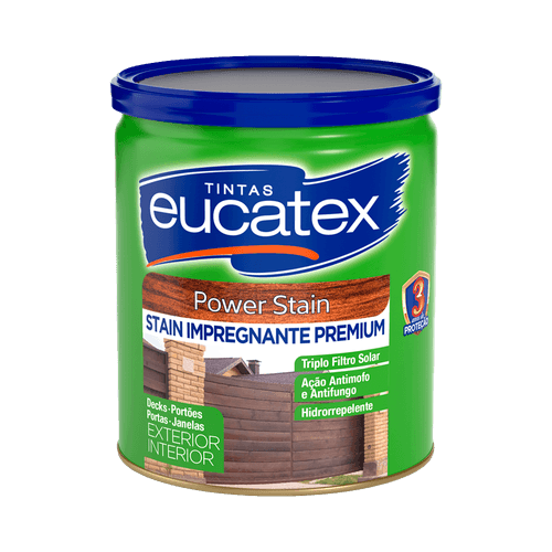 Verniz Imbuia Eucatex Power Stain 900 ml