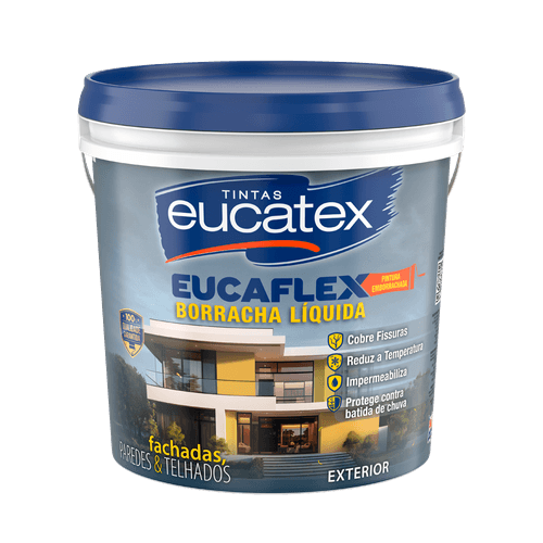 Borracha Líquida Eucaflex Branco Balde 4 Kg