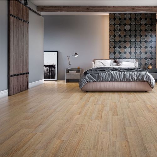 Piso Vinílico Eucafloor LVT Colado Basic Kansas 123,8 x 24,5 cm