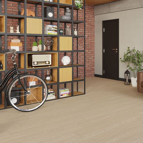 Piso Vinílico Eucafloor LVT Colado Basic Santiago 123,8 x 24,5 cm