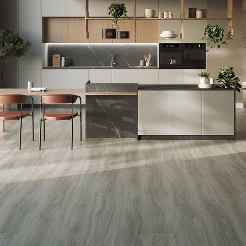 Piso Vinílico Eucafloor LVT Colado Basic Buenos Aires 123,8 x 24,5 cm
