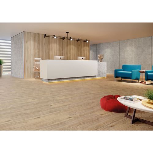 Piso Vinílico Eucafloor LVT Colado Working Montana 123,7 x 23,8 cm