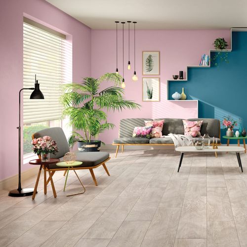 Piso Vinílico Eucafloor LVT Colado Working Alaska 123,7 x 23,8 cm