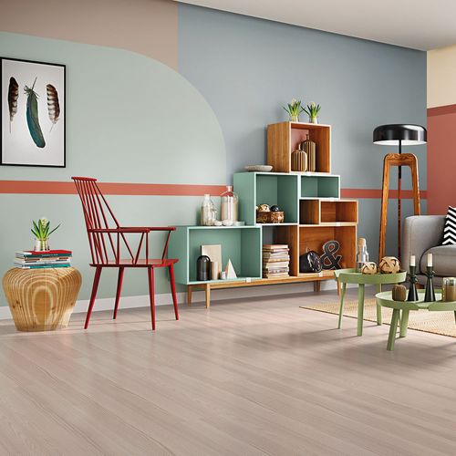 Piso Laminado Eucafloor Prime Click Carvalho Coimbra 135,7 x 21,7 cm