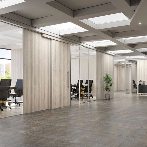 Piso Laminado Eucafloor Colado Square Stone 90,6 x 90,6 cm