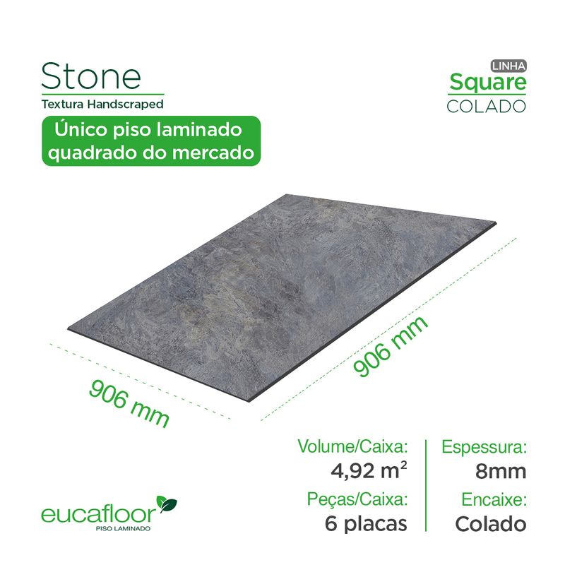 Square - -1- Stone