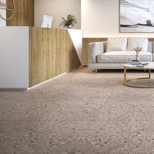 Piso Laminado Eucafloor Colado Square Botticino 90,6 x 90,6 cm