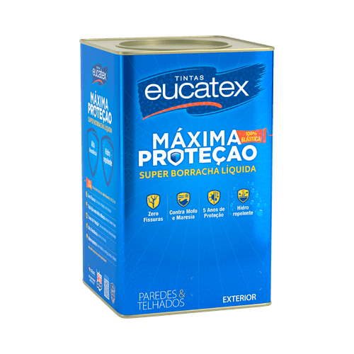 Tinta Emborrachada Fosca Máxima Proteção Arcadia Eucatex 16 L