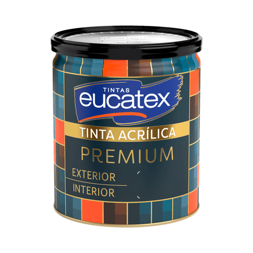 Tinta Acrílica Protege Semibrilho Azul Soneto Eucatex 800 ml