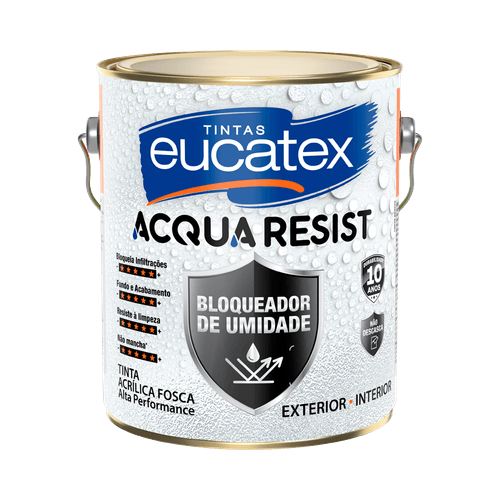 Tinta Impermeabilizante Acqua Resist Verde Espuma 3,2 L