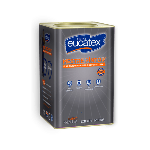 Tinta Acrílica Mestre Pintor Cheiro Verde Eucatex 16 L
