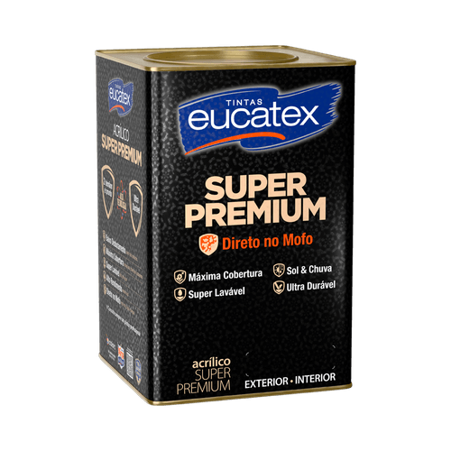 Tinta Acrílica Super Premium Eucatex Creme De Laranja 16 L