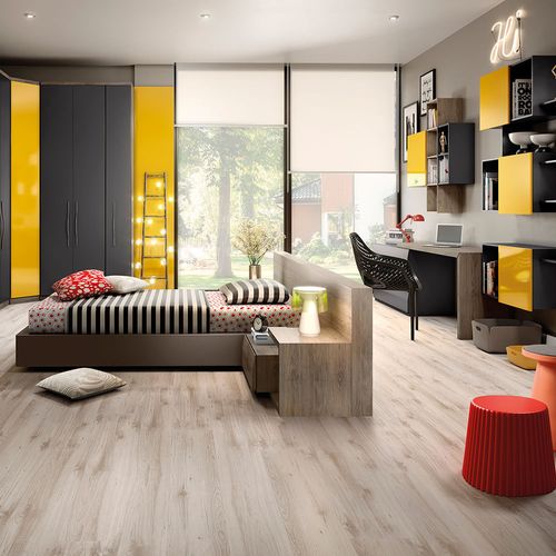 Piso Laminado Eucafloor Prime Click Decapê 135,7 x 21,7 cm