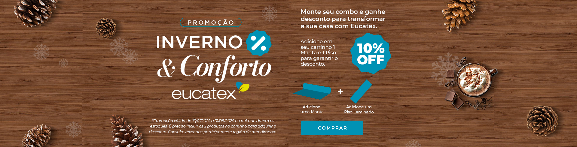 Inverno e Conforto Eucatex​